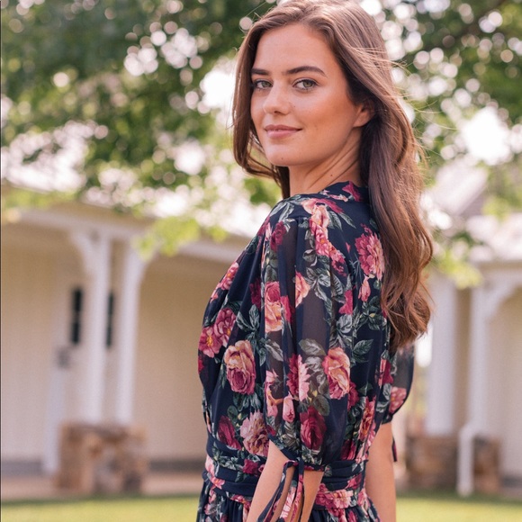 GAL MEETS GLAM X Nordstrom Ashlynn Maxi Dress NWT - Picture 4 of 8